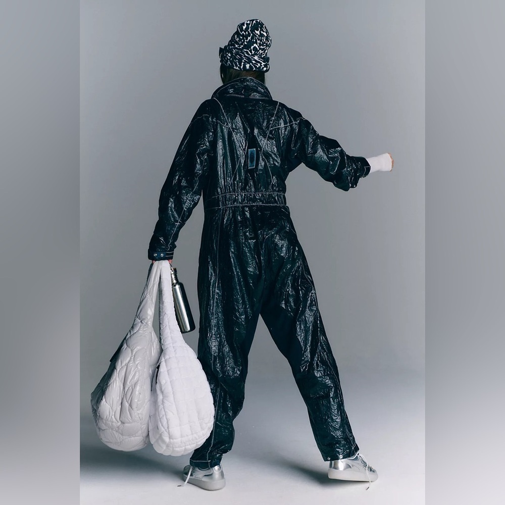 Free People Rough Rider Tyvek Jumpsuit Small NWT - Picture 3 of 16